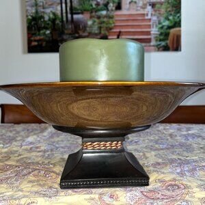 PartyLite Sahara Sands Pedestal Bowl